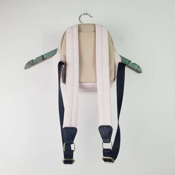 Betsey Johnson Pink Animal Print Faux Leather Mini Backpack - Picture 2 of 14